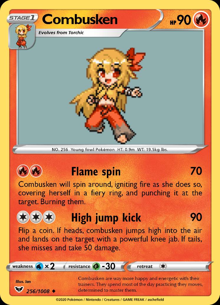 Combosken Combusken card by skymemes on DeviantArt
