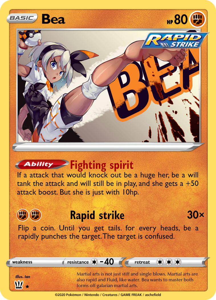 Bea Loop Card Bea rapid strike card by skymemes on DeviantArt