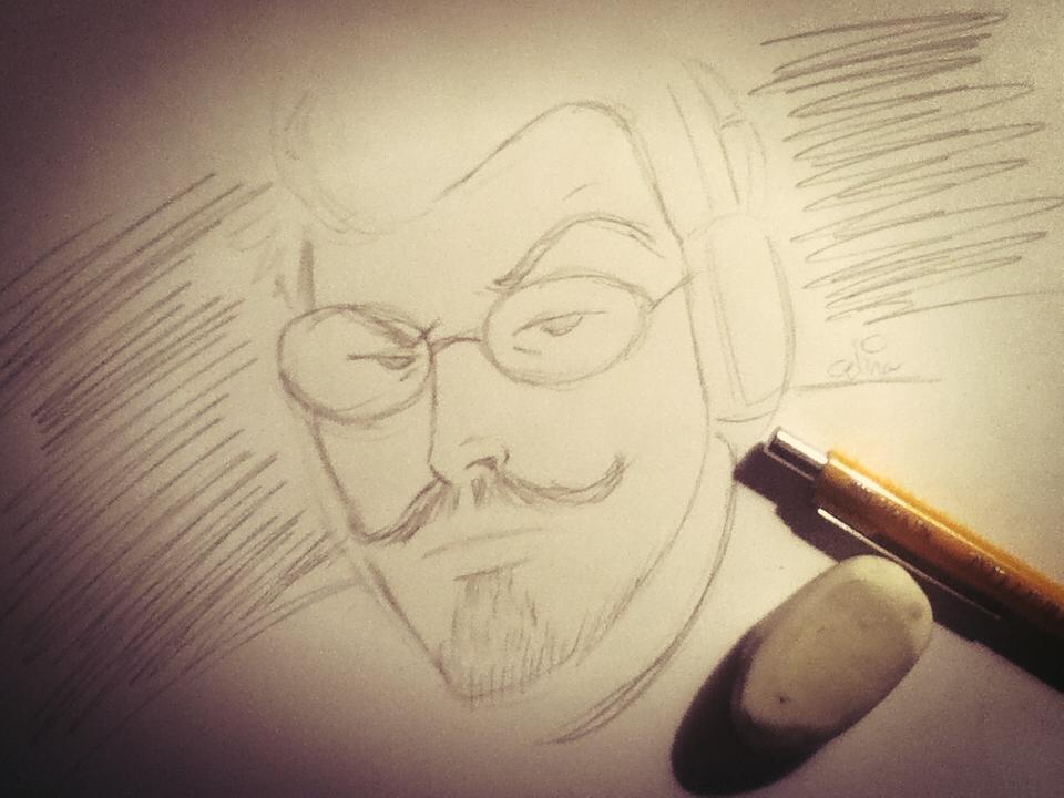 Pencil Mustache