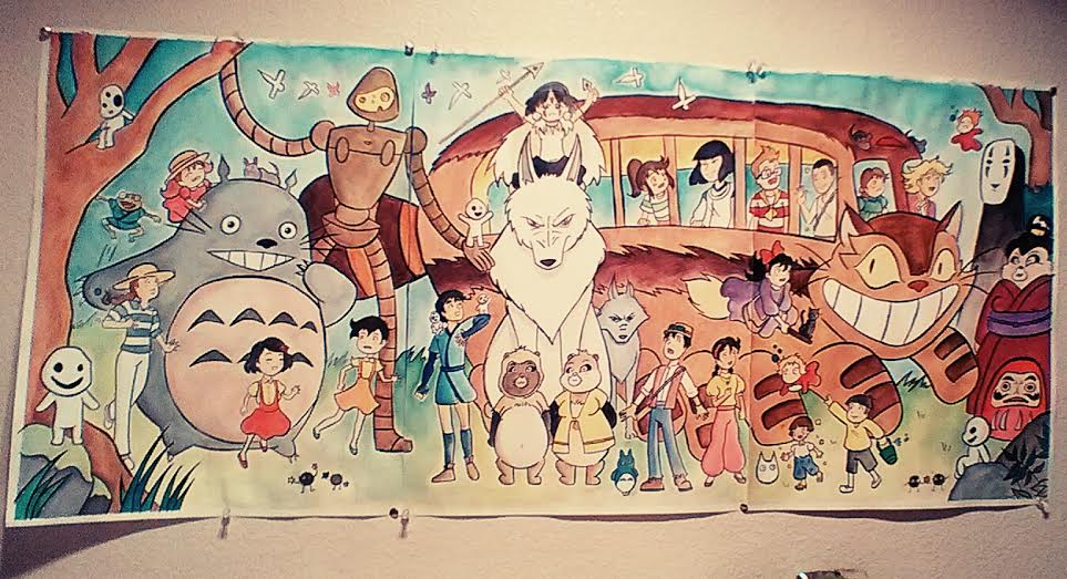 Ghibli Mural for Cassie