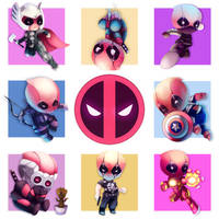 Chibi Deadpool T-Shirt Design