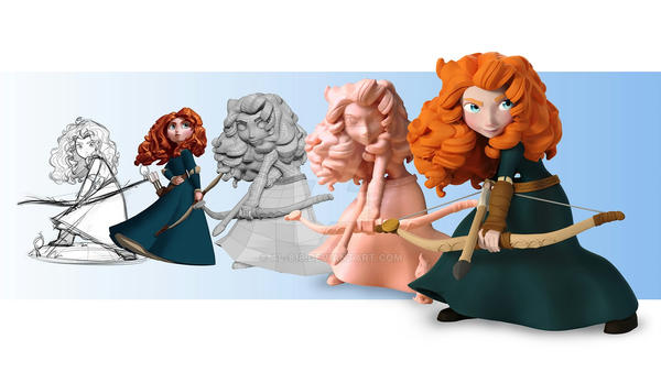 Brave Infinity Disney Infinity Concept14 - Merida (Brave) by AL-818 on DeviantArt