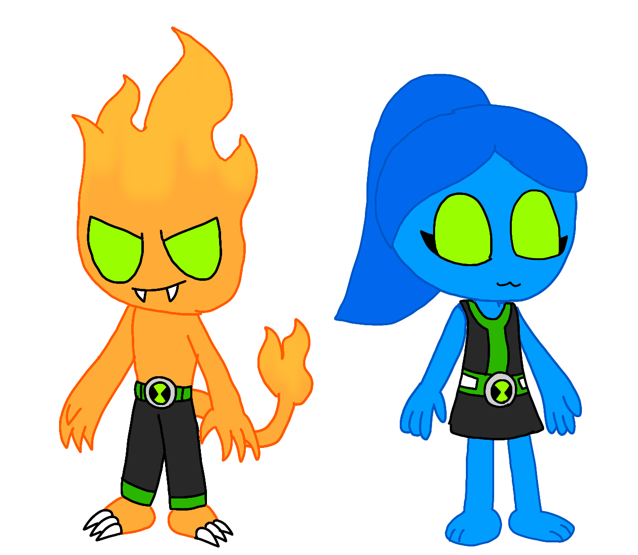 Fireboy and Watergirl by AgentJayHawk on DeviantArt