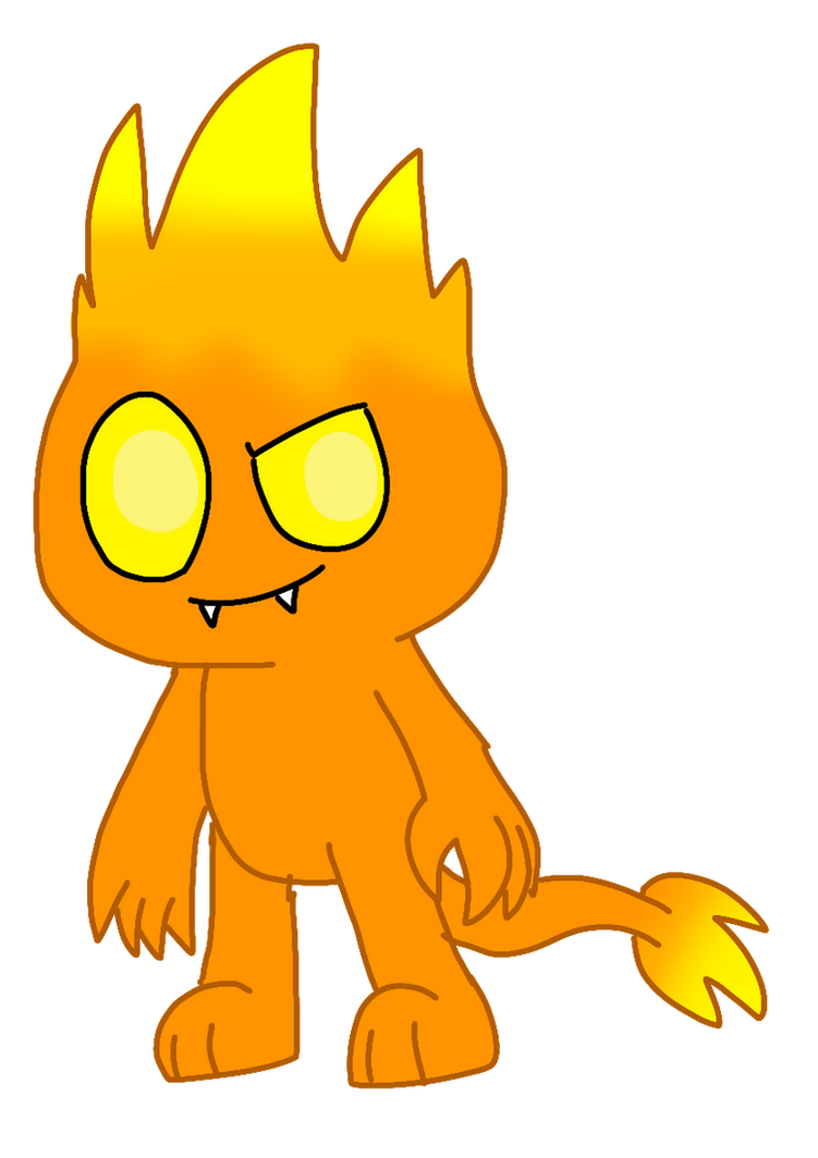 Pyro the Fire Critter by AymaneBackupChannel on DeviantArt