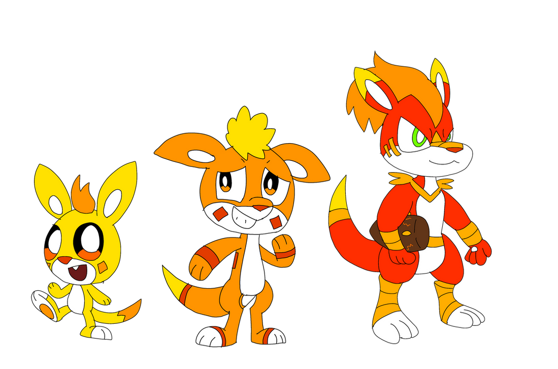 Pyroo Wallferno and Kangaflare by AymaneBackupChannel on DeviantArt