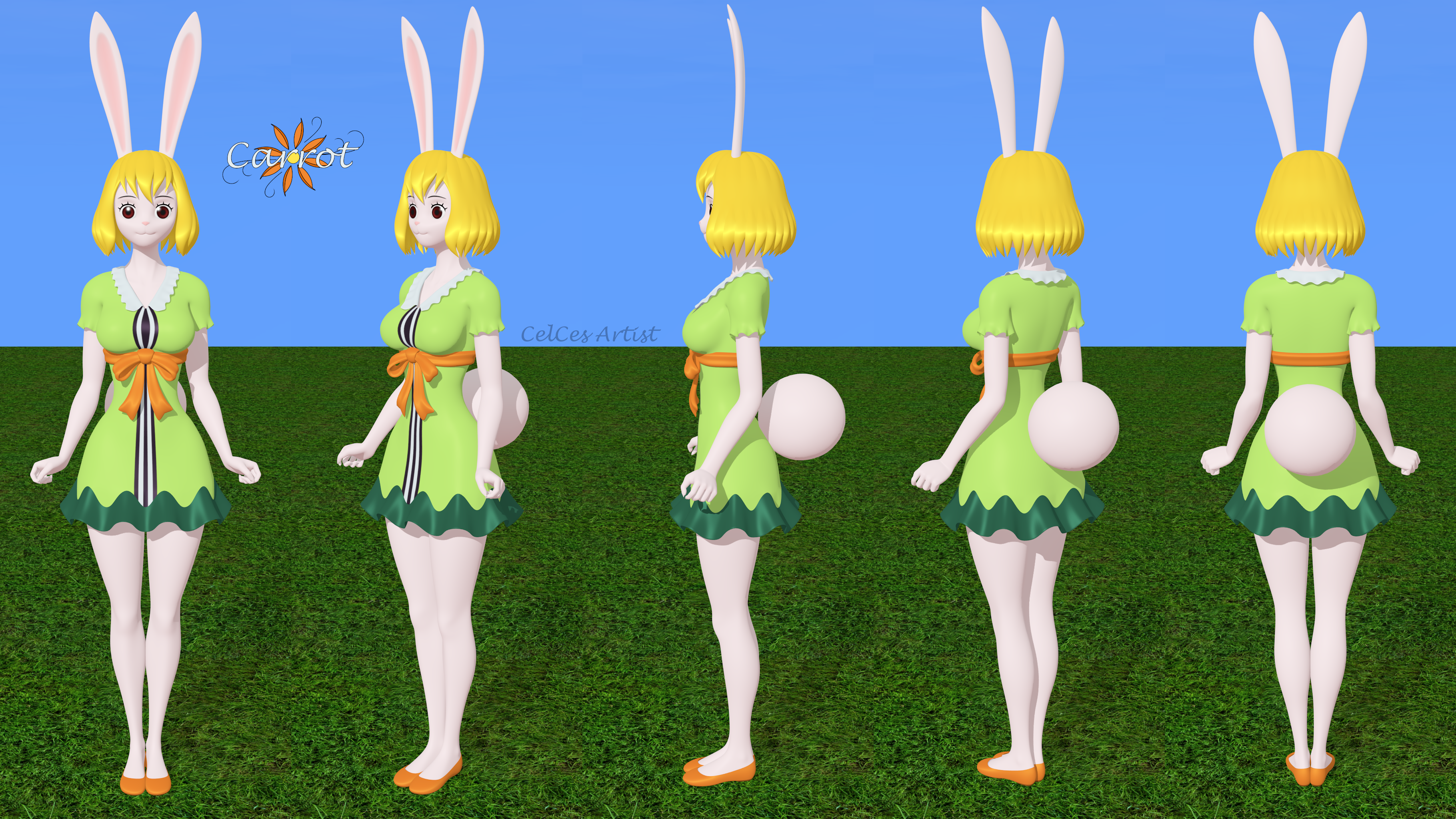 Carrot Sprite Jus Base One piece by SantoryuMUGENJUS1 on DeviantArt