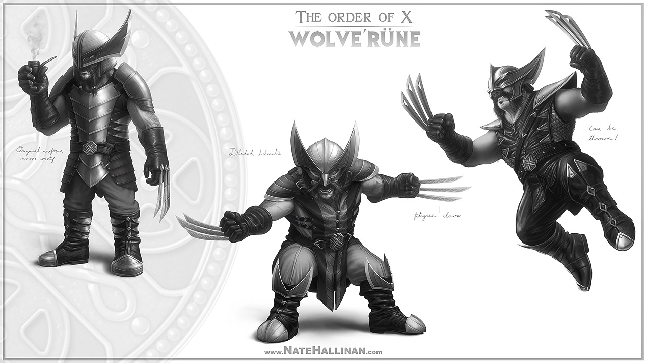 The Order Of X Wolve Rune By Natehallinanart On Deviantart
