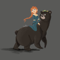 Merida and Queen Elinor