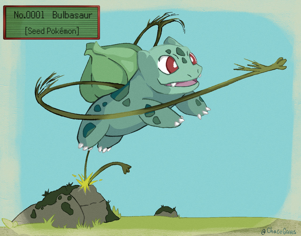 Bulbasaur Written Pokemon 0001 - Bulbasaur by chacegraves on DeviantArt
