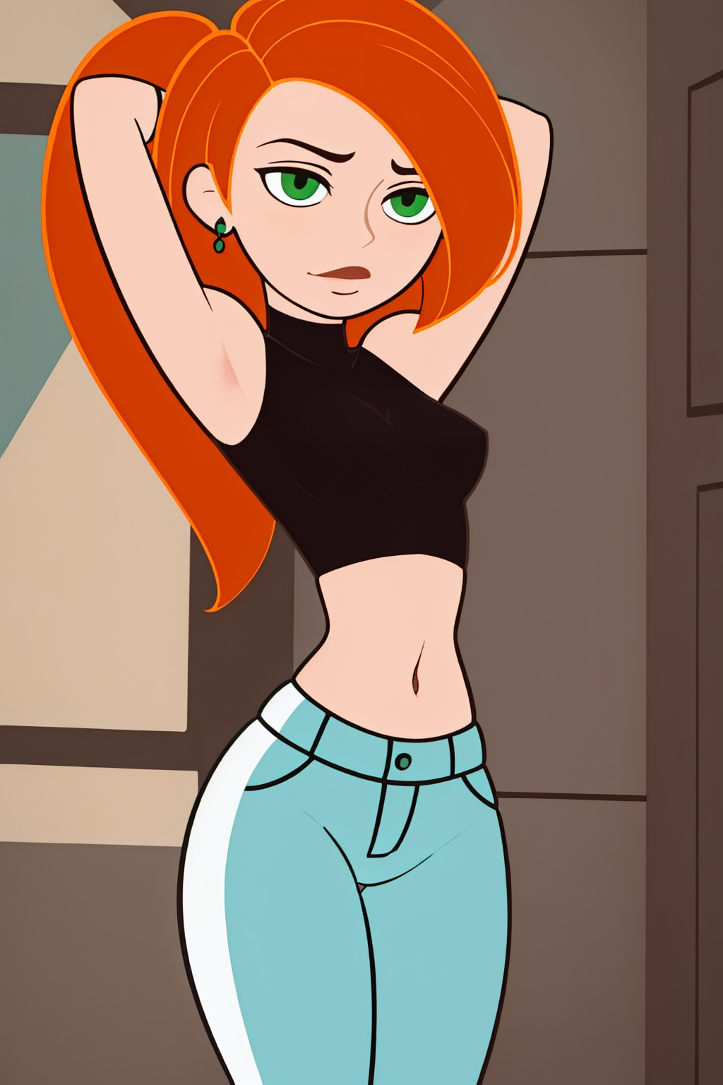 Kim 4 Kim Possible by FrostEyeAi on DeviantArt