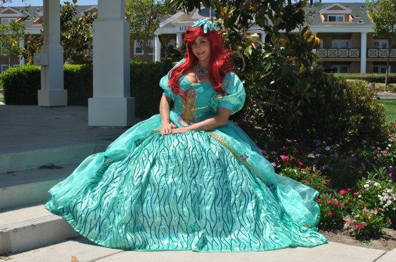 ariel christmas dress Mermaid Dress for Girls Ariel Princess Costume Christmas Birthday Dress up, Girl's, Size: 130/6Y, Blue