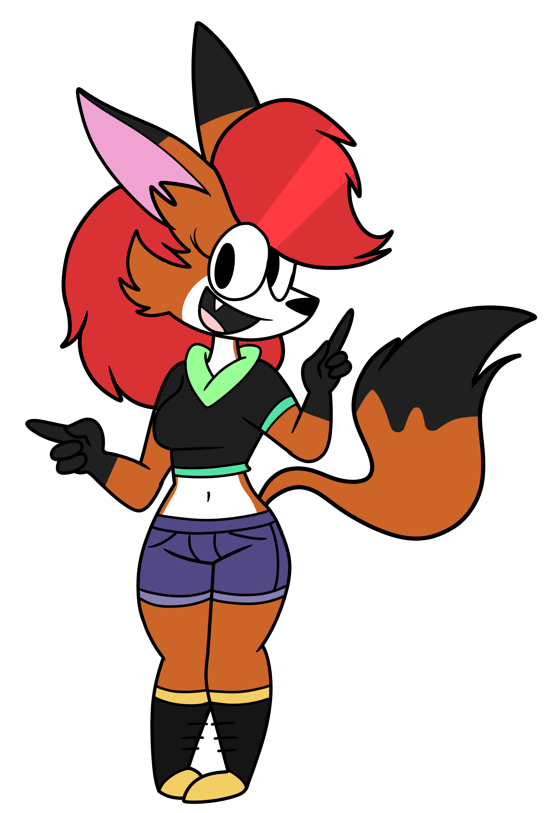 Deviantart Foxa Fox Girl design by Toonvee2 on DeviantArt