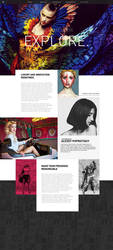 Download Fashionata Single Page Layout Website PSD by pixmestudio