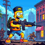 8-Bit Bart Simpson in COD Warzone