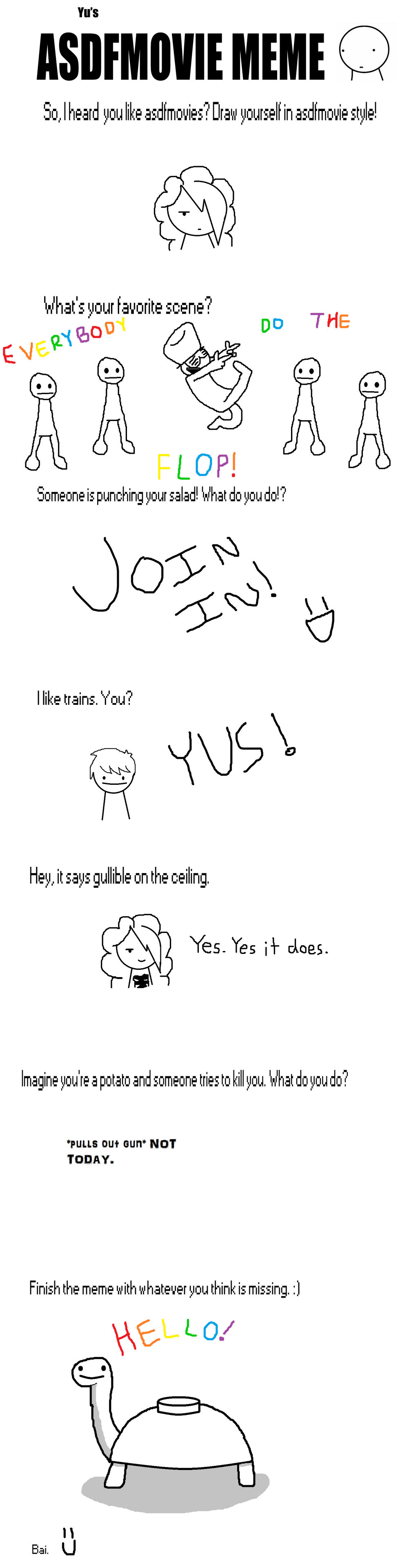 Qasdf Asdfmovie Meme filled in by crazyH8 on DeviantArt