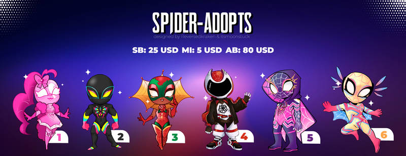 Spidersona Adopt batch