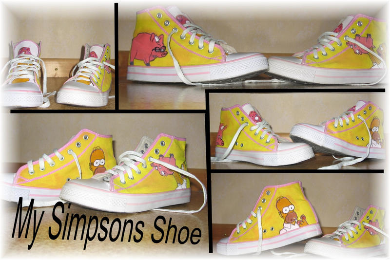 My Spiderpig and Simpsons Shoe