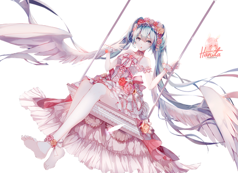 Vocaloid 01 Miku Flowera