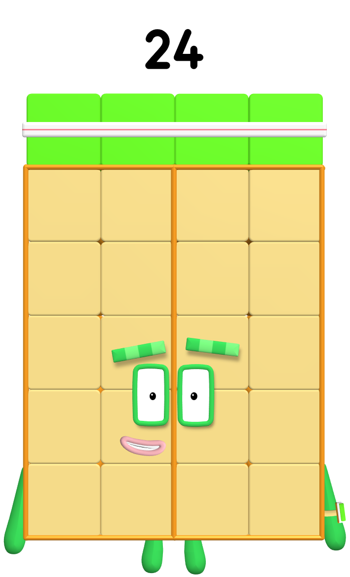 Number Block 254 Fanmade Numberblocks Twenty-Four by Henry266 on DeviantArt