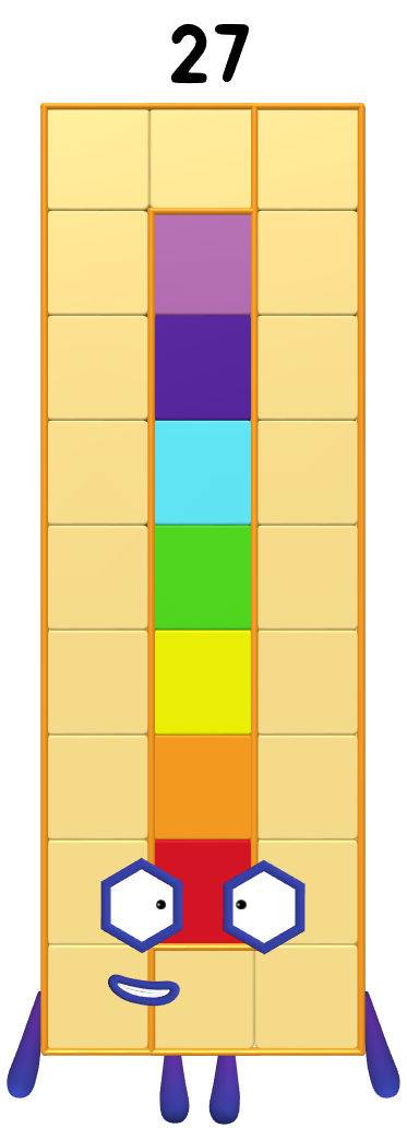 Fanmade Numberblocks Twenty-Seven by Henry266 on DeviantArt