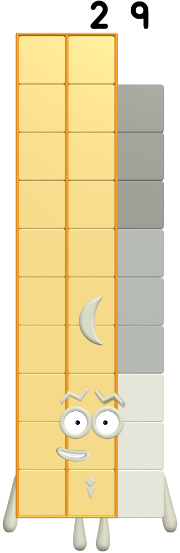 Fanmade Numberblocks Twenty-Nine by Henry266 on DeviantArt