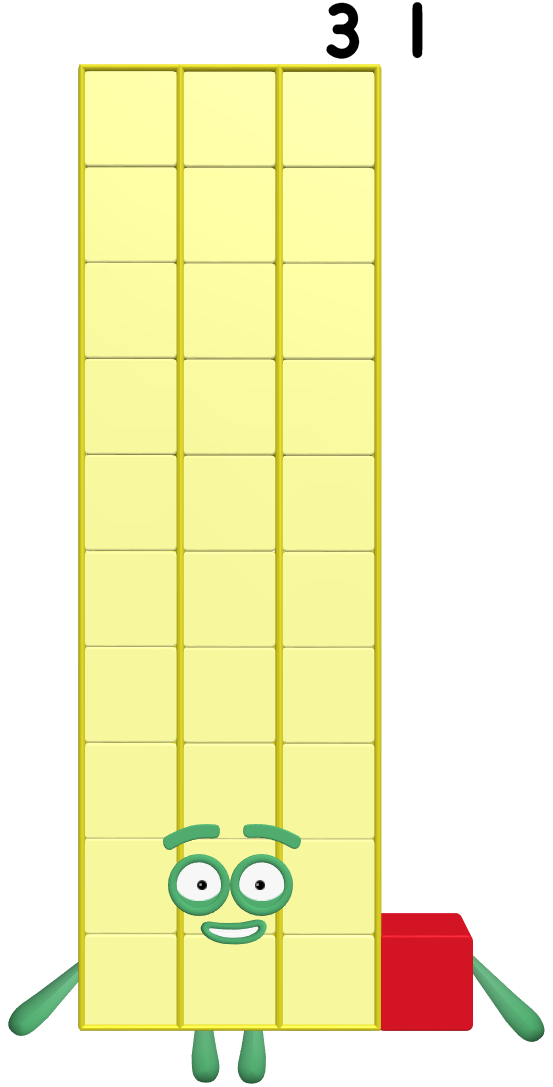 Fanmade Numberblocks Thirty-One by Henry266 on DeviantArt