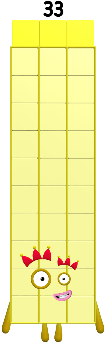 Fanmade Numberblocks Thirty-Three by Henry266 on DeviantArt