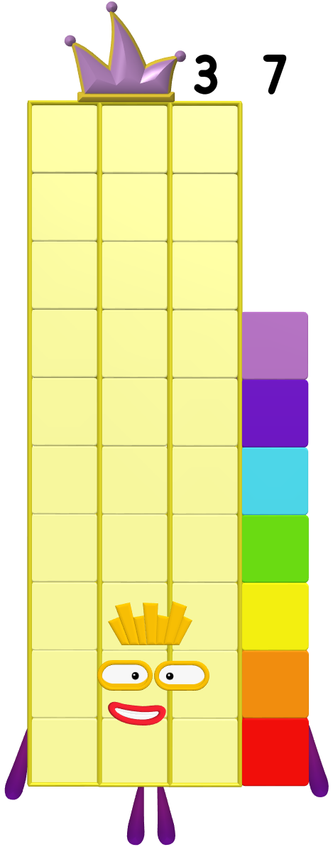 Fanmade Numberblocks Thirty-Seven by Henry266 on DeviantArt