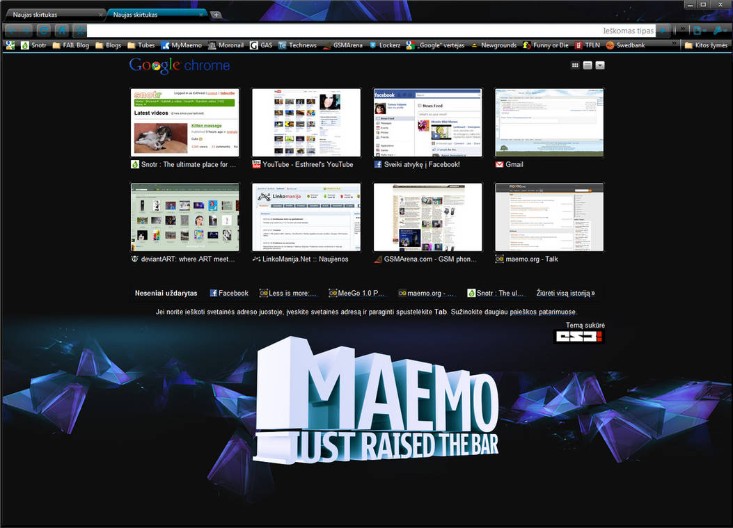 Maemo 5 for Chrome by ES3 on DeviantArt