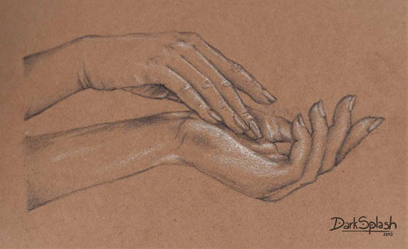 Two Hands Sketch - Version 2