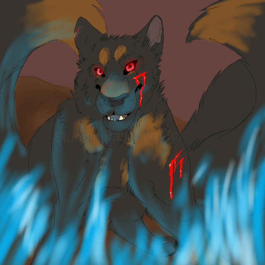 Blue flames by Sitronplante Blue flames by Sitronplante