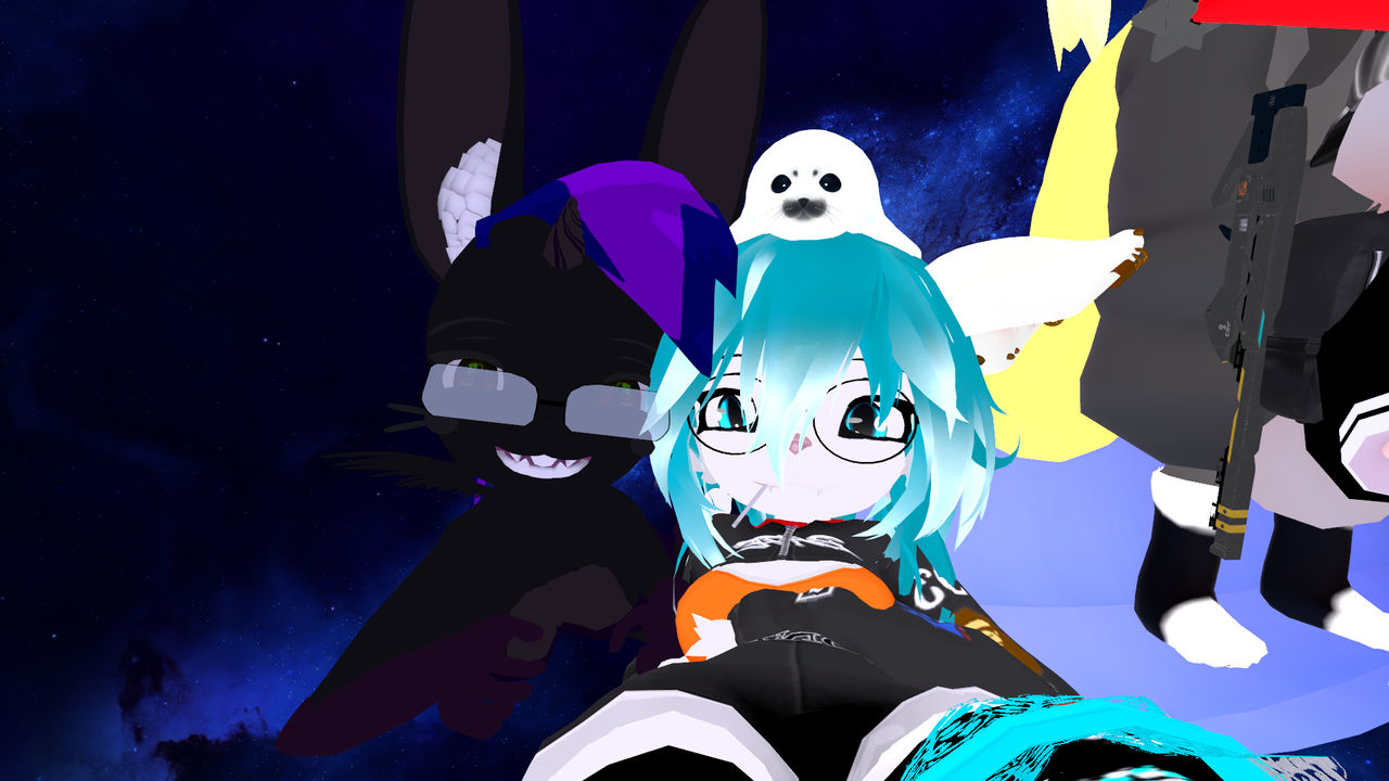 VRChat cuddles by Digi-scrub on DeviantArt