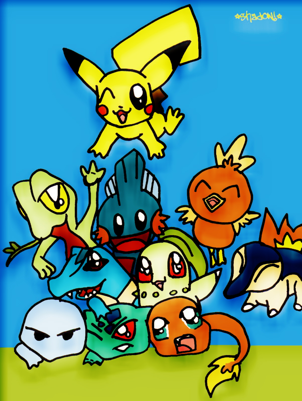 Pokemon: Starters from first 3