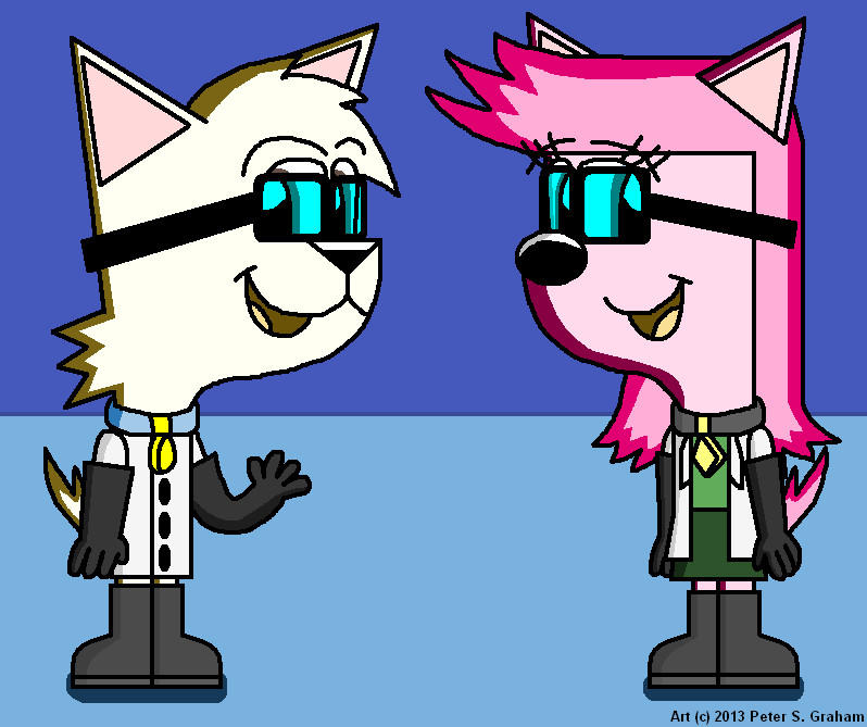 Scientist Dogs by CherryToons on DeviantArt