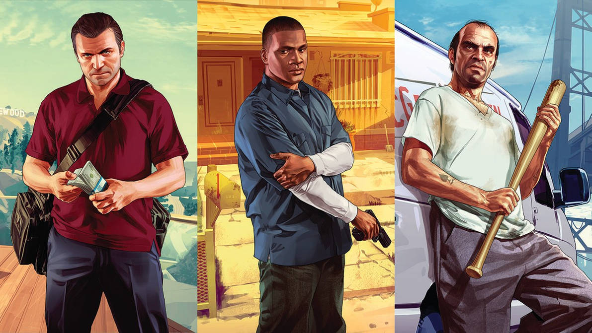 Grand Theft Auto V Michael Franklin Trevor By Eduard2009 On DeviantArt grand-theft-auto-v-michael-franklin-trevor-by-eduard2009-on-deviantart