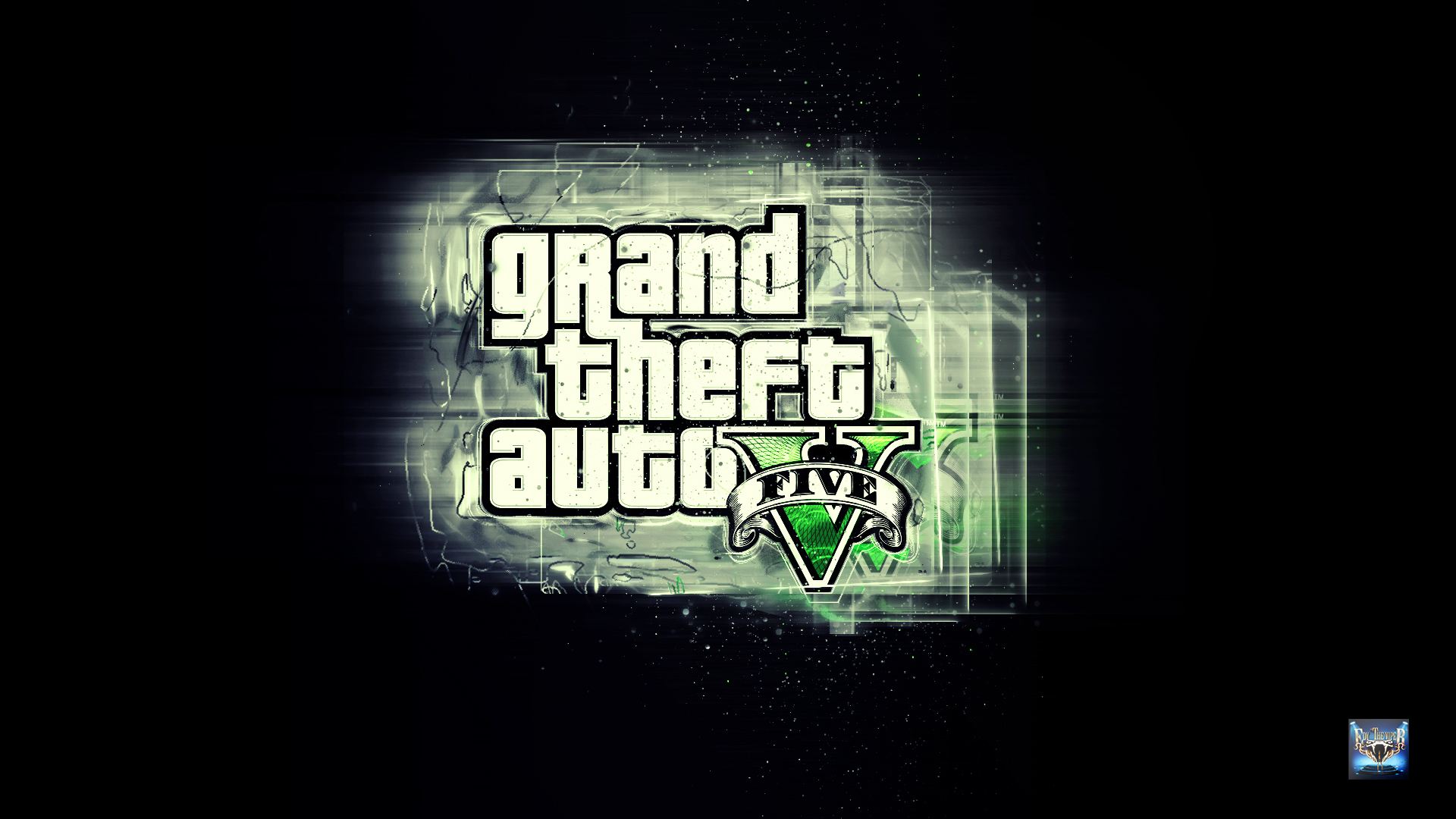 GTA 5 logo wallpaper