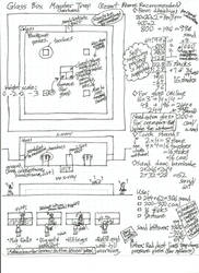 Minecraft Blueprints - Glass Box Monster Trap