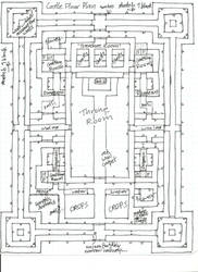 Minecraft Blueprints - Higuchi Castle Floor Map