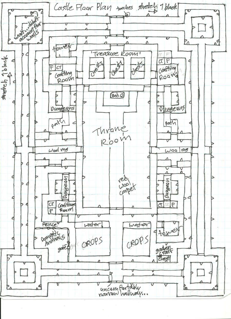 Minecraft Castle Tower Blueprints minecraft-castle-tower-blueprints