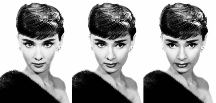 Symmetrical: Audrey Hepburn