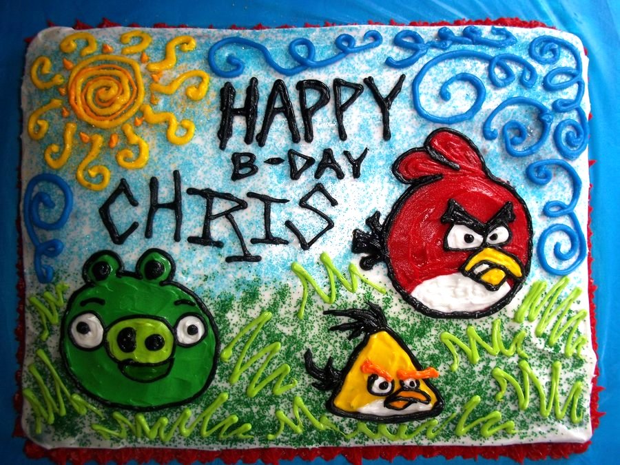 ANGRY BIRDS CAKE