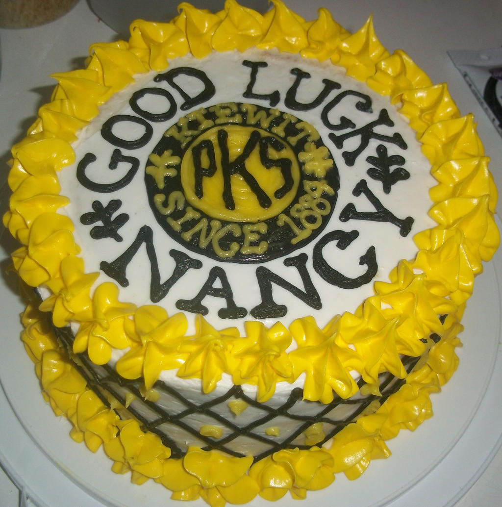 good luck nancy cake