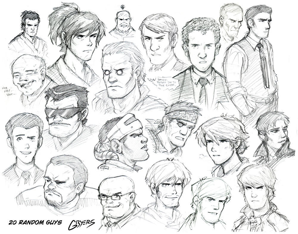 20 Random Guys by HighKiStudios on DeviantArt