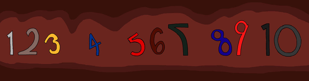 Number Line Synesthesia Synesthetic Numbers by SteamPoweredCrocutas on DeviantArt