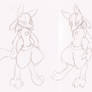 Lucario Sketches