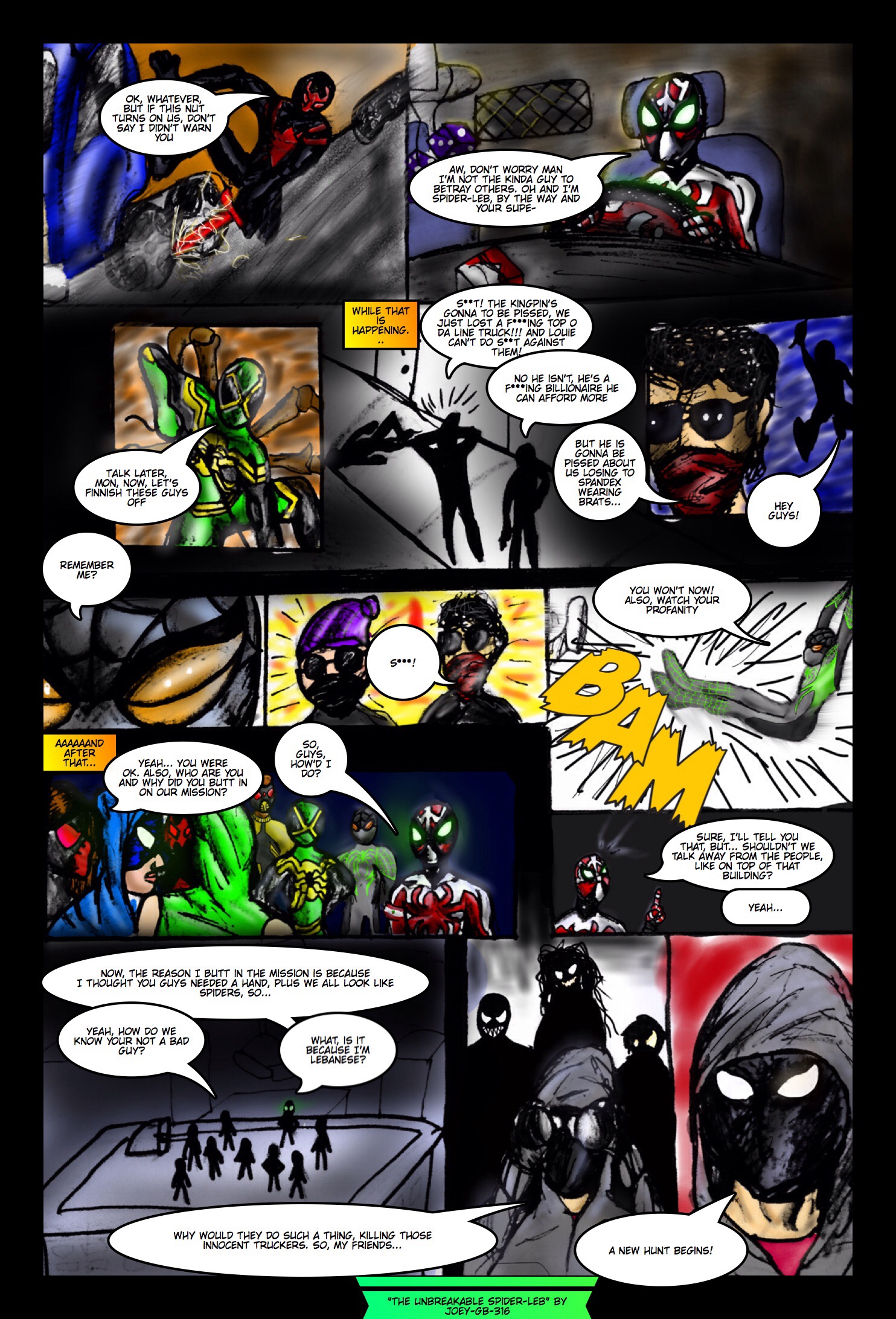 The Unbreakable Spider-Leb | PAGE 3!!!!!!!!