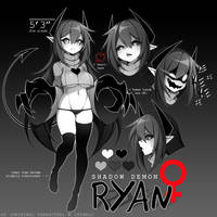 OC Reference Sheet: Ryan (Female)