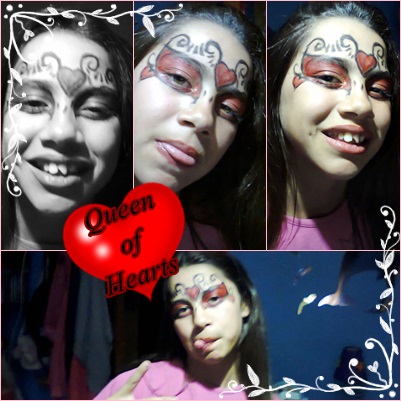 Queen of hearts based of make up