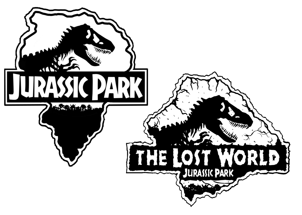 Jurassic Ride Logos Jurassic Park - REDESIGN Logos. By: AlanGBandala by AlanGBandala on ...