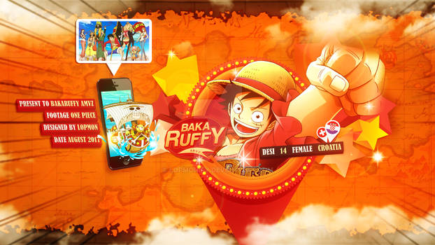 Monkey D. Luffy Youtube Banner